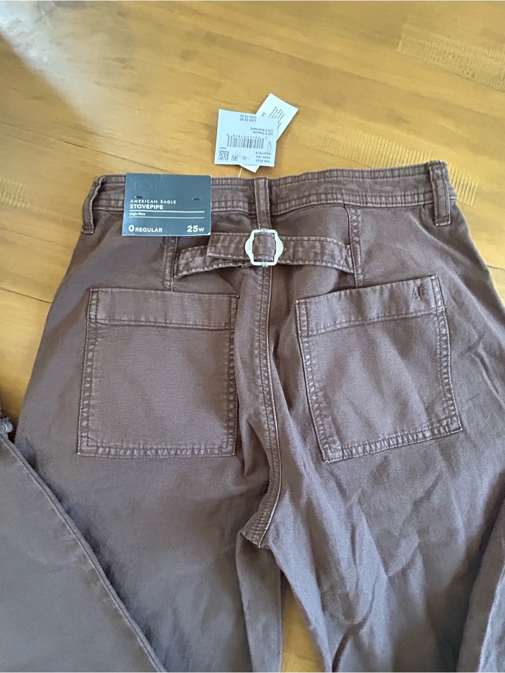 NWT AE Stretch High-Waisted Utility Stovepipe Pant - Picture 8 of 11